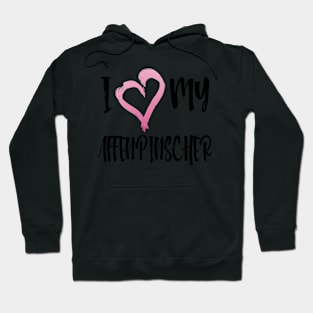 Copy of I Heart My Affenpinscher! Especially for Affenpinscher Dog Lovers! Hoodie